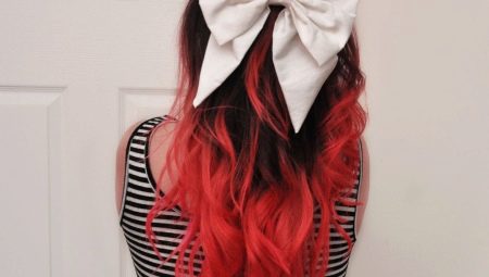Røde ender på håret: hvordan velge en nyanse og farge?