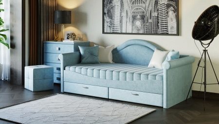 Sofa with a drawer: recommendations for choice, types