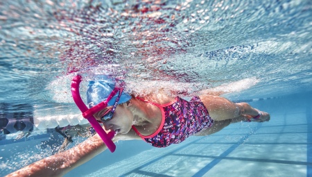 أنابيب للسباحة في المسبح: الخصائص والأصناف والاختيار