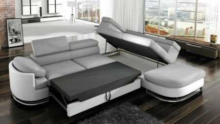Γωνιακός καναπές μετασχηματισμού: χαρακτηριστικά μοντέλου και επιλογή