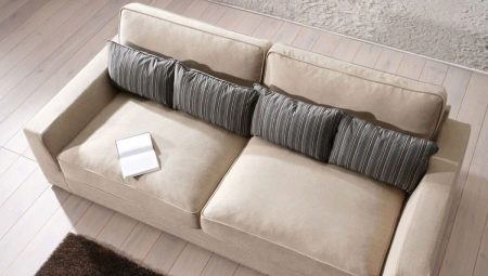 Συμπληρώματα για έναν καναπέ: τύποι και κανόνες επιλογής