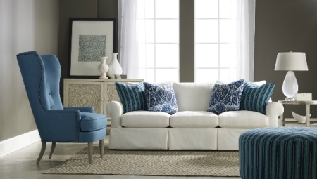 Ghế sofa và ghế bành: bộ hiện đại trong nội thất