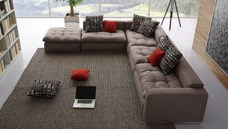 Modularne sofe: klasifikacija i izbor