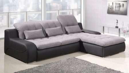Pilih sofa sudut dengan tempat tidur