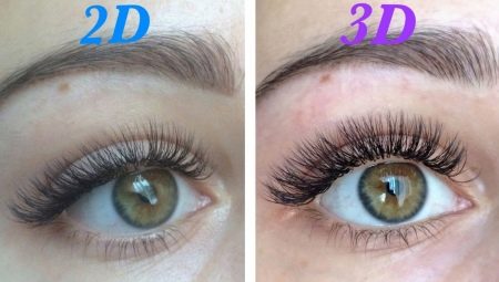 What is the difference between 2D and 3D eyelashes?