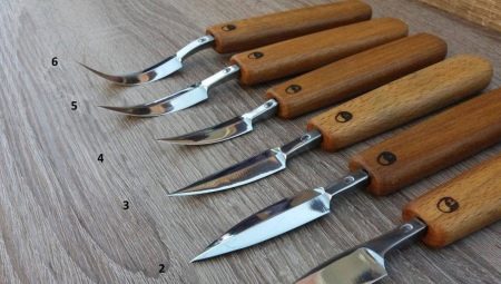 سكاكين نحت الخشب: الأنواع وقواعد الاختيار