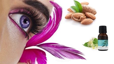 Properties of almond oil and its use for eyelashes