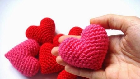 Coração de amigurumi de crochê: esquema e técnica de execução
