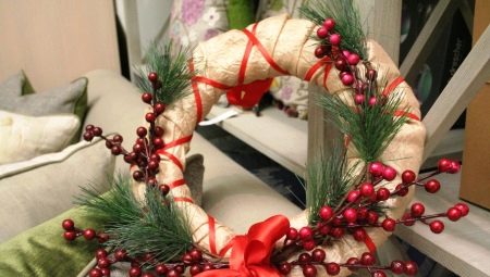 Buat sendiri wreaths Krismas