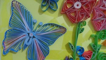 How to make a butterfly out of quilling?