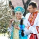 Сватбена рокля в руски народен стил