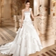 A magnificent wedding dress with a train - an outfit worthy of queens
