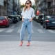 Jeans de nòvio femení