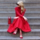 What shoes fit a red dress?