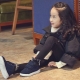 Kızlar için çocuk kışlık spor ayakkabı