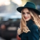 Sonbahar-kış sezonu için kadın keçe şapkalar