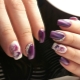 Violetinis manikiūras: spalvų bruožai ir stilingos idėjos
