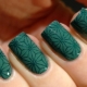 Emerald manicure: segredos de design e idéias elegantes