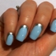 Jak zrobić manicure w kolorze niebieskim z dodatkiem srebra?