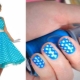Wybieramy manicure do niebieskiej sukienki