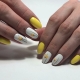 Žluto-bílá manikúra: nejlepší nápady pro design a výzdobu