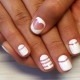 Goma laca blanca en el diseño de uñas