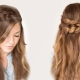 Exemplos de penteados para a escola em 5 minutos de cabelos longos