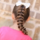 Mergaičių pynimo būdai: paprastos šukuosenos
