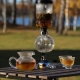 Seleção de sifão para chá e café