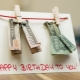Como apresentar lindamente dinheiro para um aniversário?