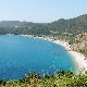 Praia de Jaz em Montenegro