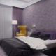 Perdele violet în dormitor: o varietate de nuanțe și reguli de selecție