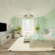 Характеристики на дизайна на спалнята в ментови цветове
