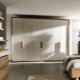 Шарнирни гардероби в спалнята: разновидности, опции за дизайн и съвети за подбор