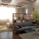 خيارات التصميم لغرفة النوم - غرفة المعيشة 18 متر مربع. م