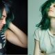 Zelena boja kose: kako odabrati sjenu i postići pravi ton?