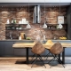 Decorative stone in the kitchen: varieties and applications