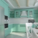 „Mint“ virtuvės interjero dizainas