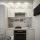 Interessanti opzioni di design della cucina 6 sq. m con un frigorifero