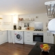 Kitchen with washing machine: pros and cons, accommodation