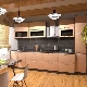 Små direkte køkkener: layout, design og eksempler
