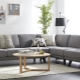 Graues Sofa im Wohnzimmer: Aussicht, was zu kombinieren und wie zu wählen?