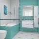 Turquoise badkamertegels: kenmerken, variëteiten, keuze, voorbeelden