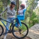 Seggiolini per biciclette per bambini sul bagagliaio: varietà, raccomandazioni per la scelta