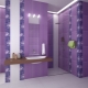 Gạch màu tím trong phòng tắm: tính năng và tùy chọn thiết kế