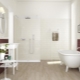 Glansede badeværelse fliser: sorter, designmuligheder og valg af tip