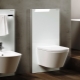 Тоалетни инсталации Geberit: характеристики, видове и размери