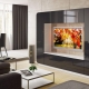 Stue møbler til tv: udsigt, producenter og valg af tip