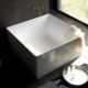 Fyrkantiga badkar: material, storlekar och val