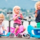 Scootere for barn fra 2 år: varianter og regler for bruk